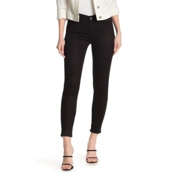 NWT!! SPLENDID Black Skinny Pants Stretch 5 Pocket Styling Minimalist Size 25 - Picture 1 of 16